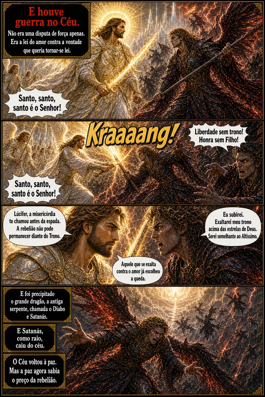 Page 4 — War in Heaven.